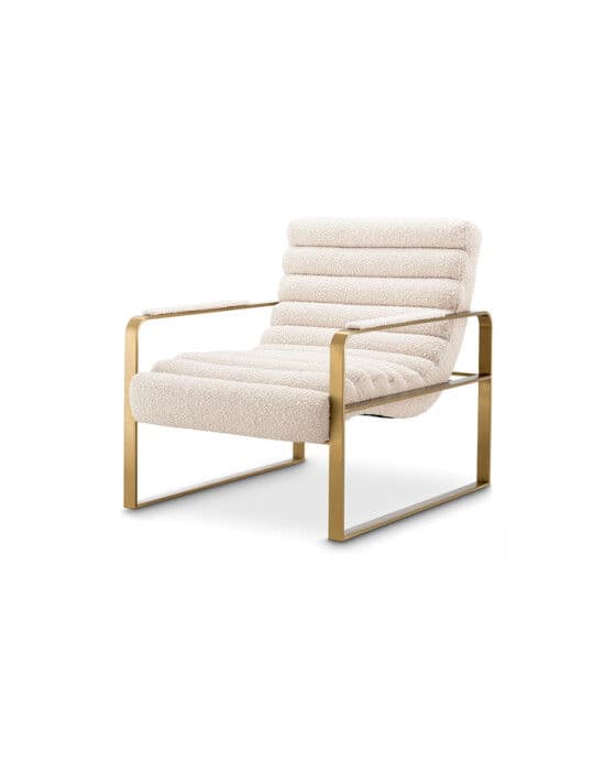Olsen nojatuoli bouclé cream