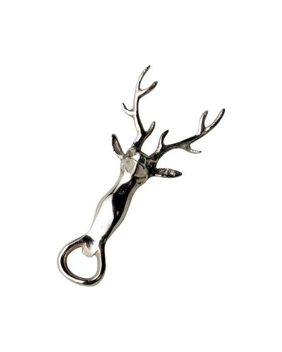 Deer Bottle Opener Silver