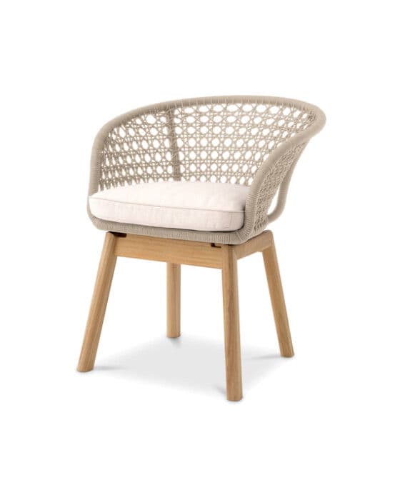 Trinity Outdoor Dining Chair off-white