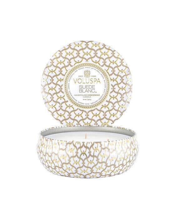 Suede Blanc Scented Candle 3-wick