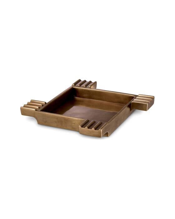 Mack Ashtray vintage brass finish