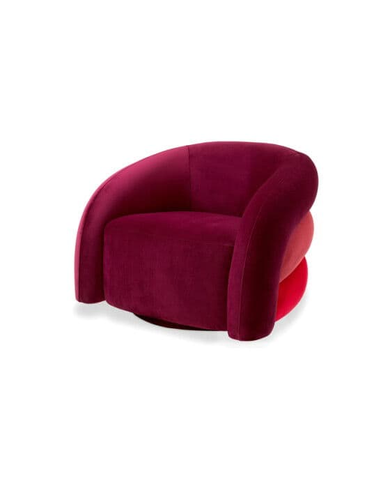 Novelle nojatuoli savona bordeaux velvet