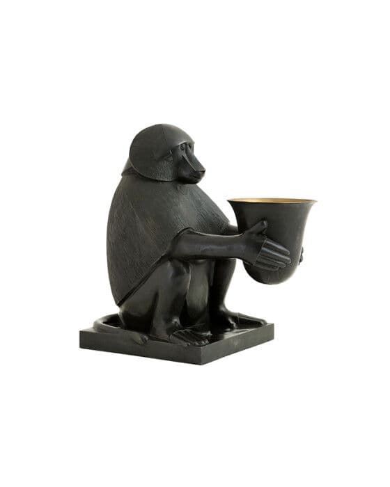 Monkey Art Deco pöytävalaisin