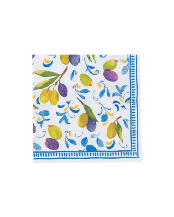 Mediterranean Blue lautasliinat 20-pakkaus