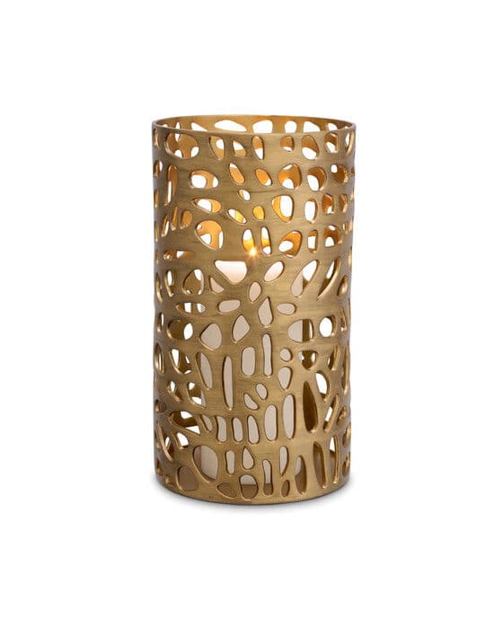 Dix lyhty vintage brass finish