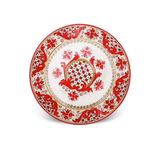 Fontane Rosse Serving Dish Red