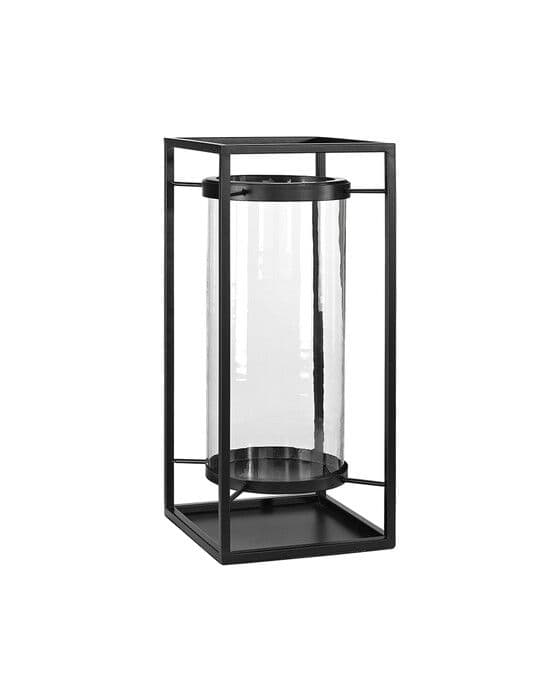 Sonomoa-kynttilälyhty matta musta