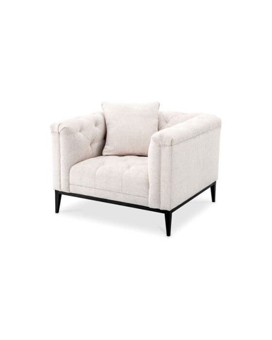 Cesare nojatuoli lyssa off-white