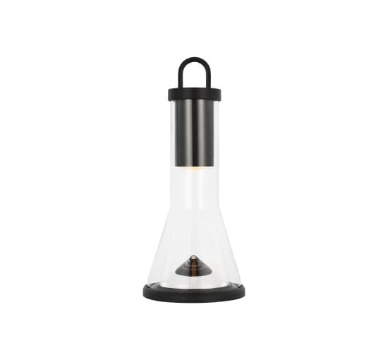 Kandella Accent Rechargeable Table Lamp Black