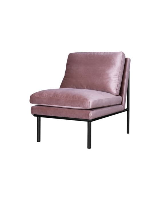 April lepotuoli rosewater / musta