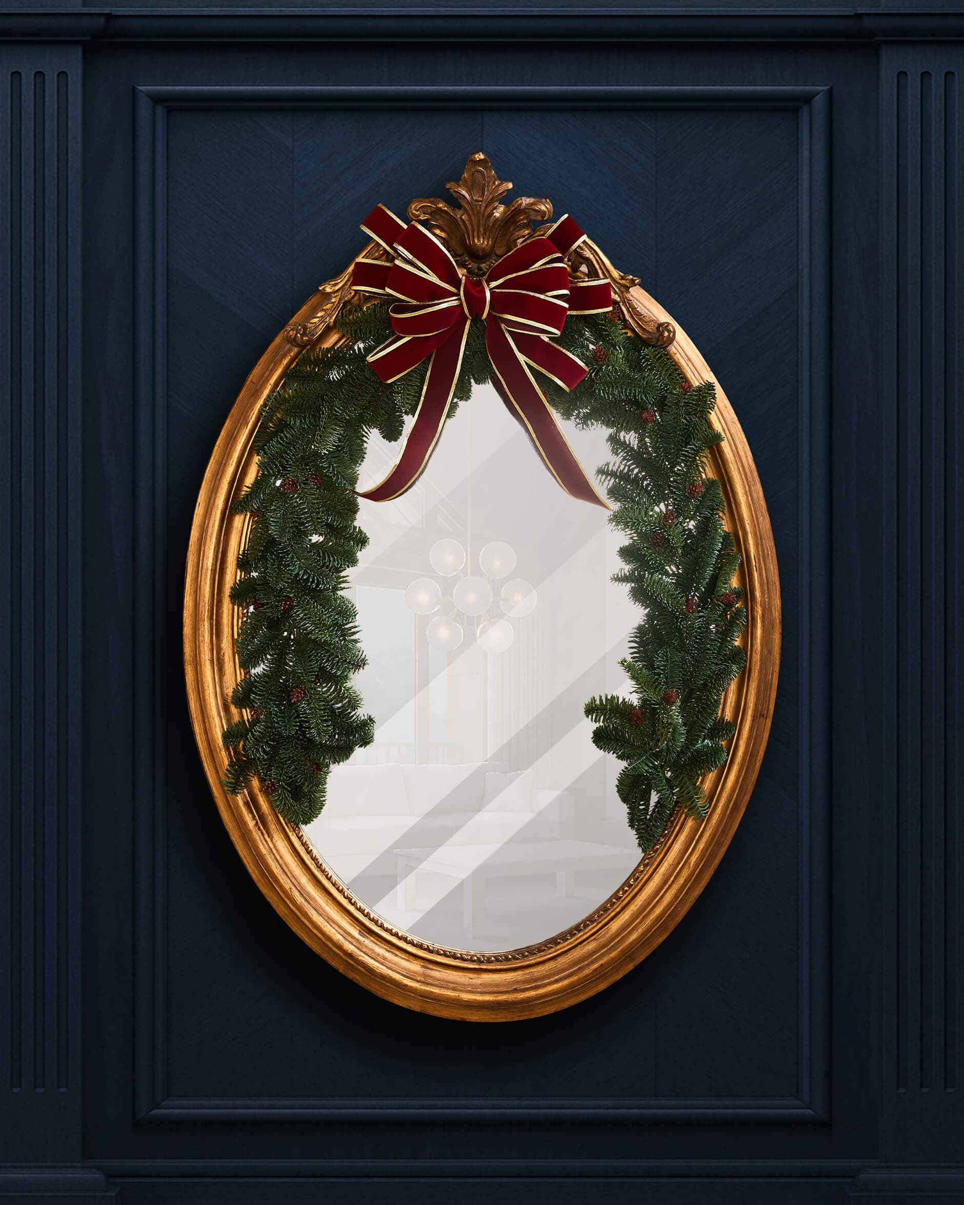 Vendela käpykoristeltu kuusiköynnös 180cm