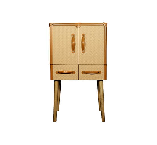 Belle Epoque Bar Cabinet Sand