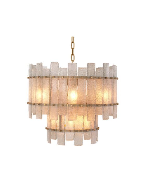 Caprera kattokruunu antiikkimessinki