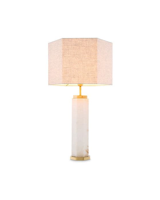 Newman pöytälamppu alabaster