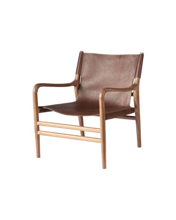 Faro-nojatuoli, ruskea