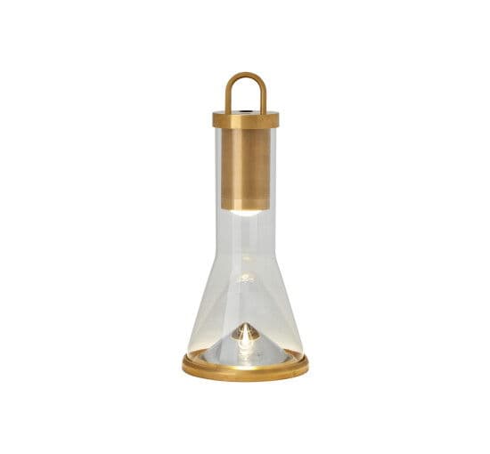 Kandella Accent Rechargeable Table Lamp Brass