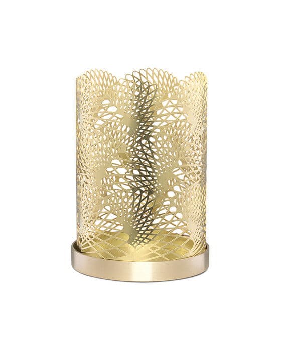 Candle Holder Celestial, Brass