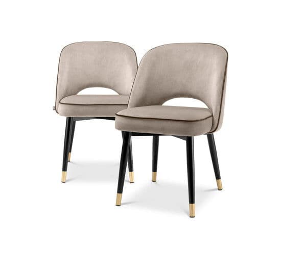 Cliff-ruokatuolit savona greige 2 kpl