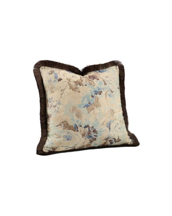 Rosewood tyynynpäällinen hapsuilla blue flower