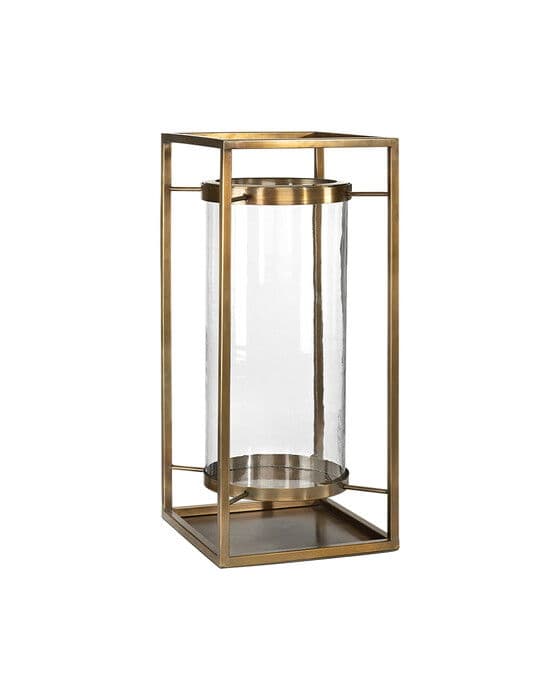 Sonomoa-kynttilälyhty, messinki