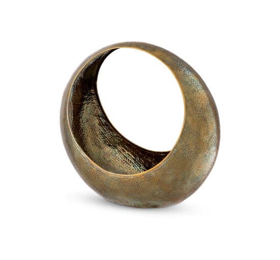 Leung viinikaappi antiikki messinki