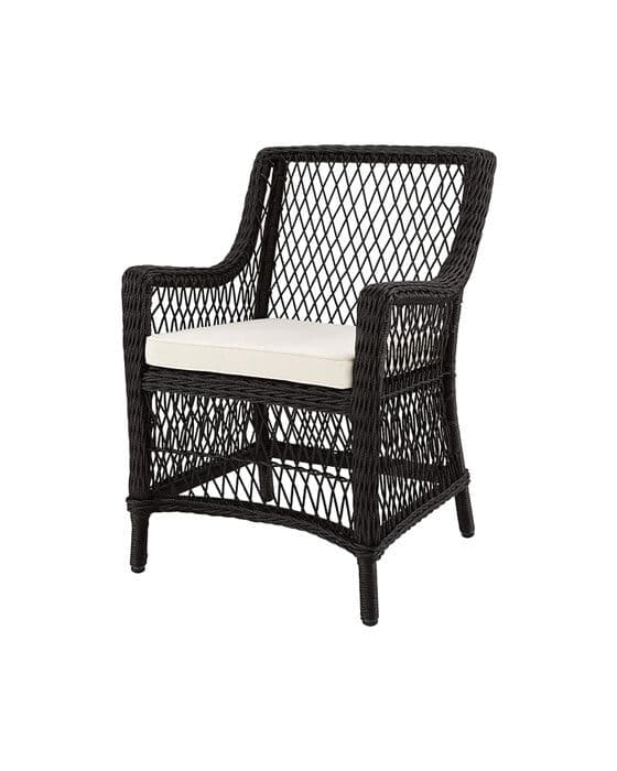 Käsinojallinen Marbella-tuoli musta