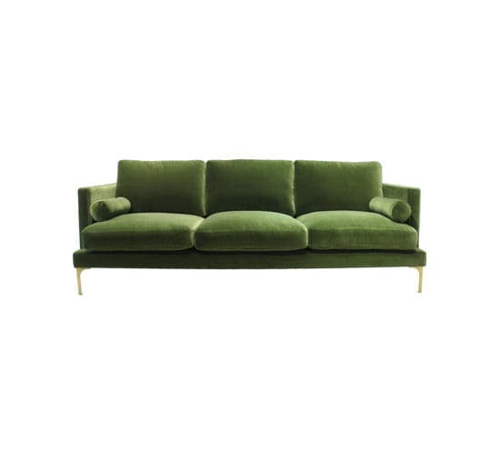 Bonham Sofa 3-seater Amazon Green/Brass
