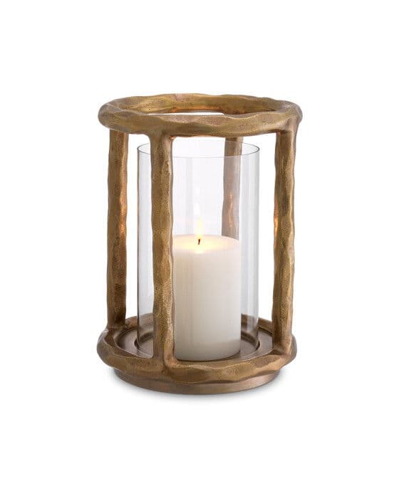 Thorne kynttilälyhty antiikki messinki