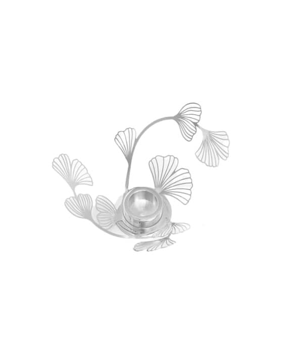 FLWR kynttilänjalka hopea