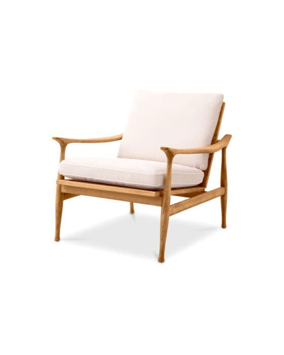 Manzo nojatuoli natural teak