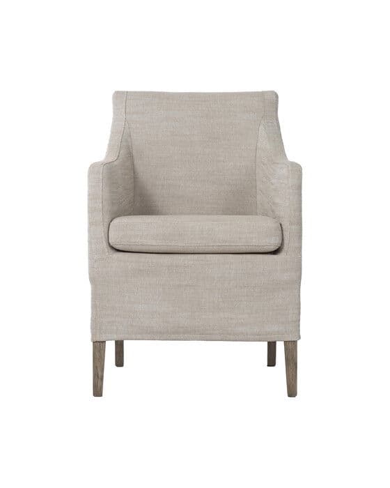 Avignon Dining Chair Sophie linen Black