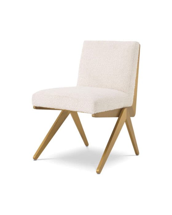 Fico stol bouclé cream