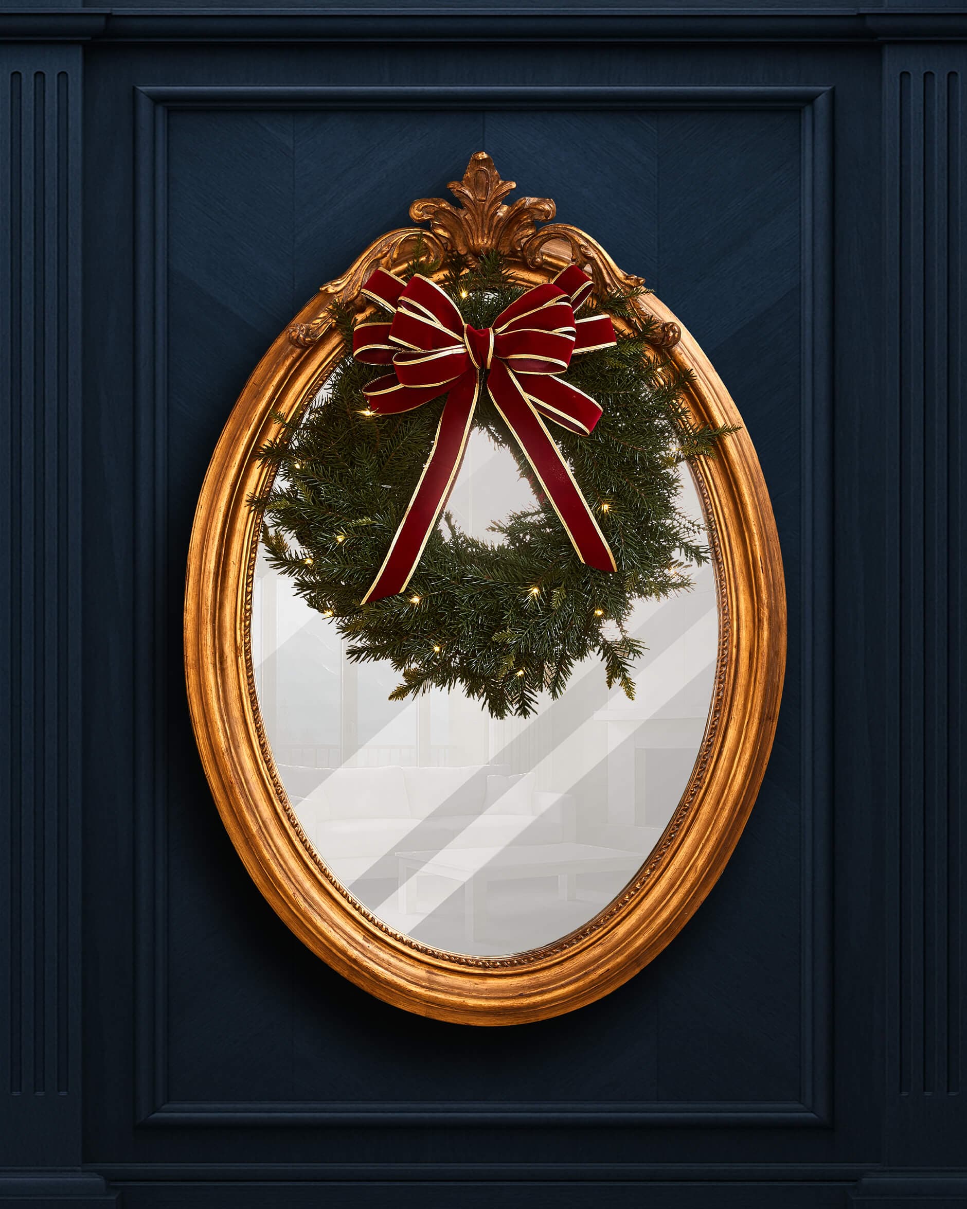 Valaistu kuusenseppele Ø65cm