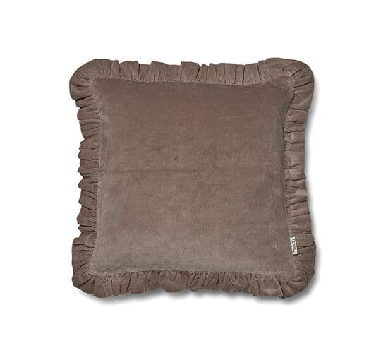 Frilled tyynynpäälliset desert taupe