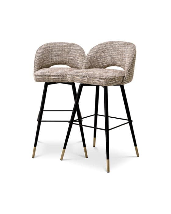 Cliff Counter Stool Mademoiselle Beige Set of 2
