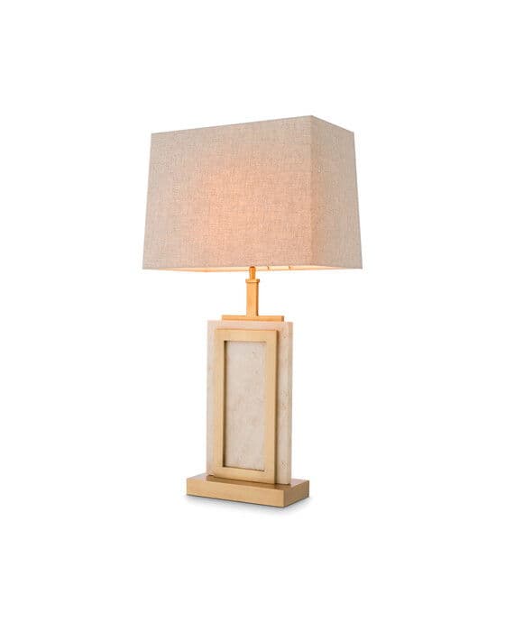 Murray Table Lamp Travertine