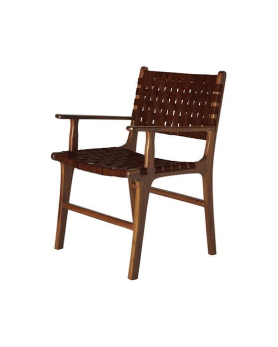 Porto käsinojallinen tuolit konjakki