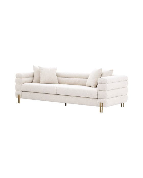 York-sohva, bouclé cream