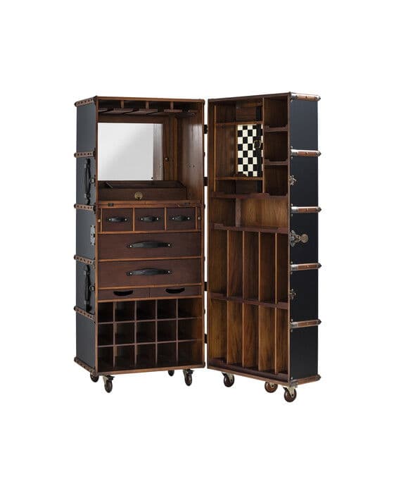 Stateroom-baarikaappi, musta