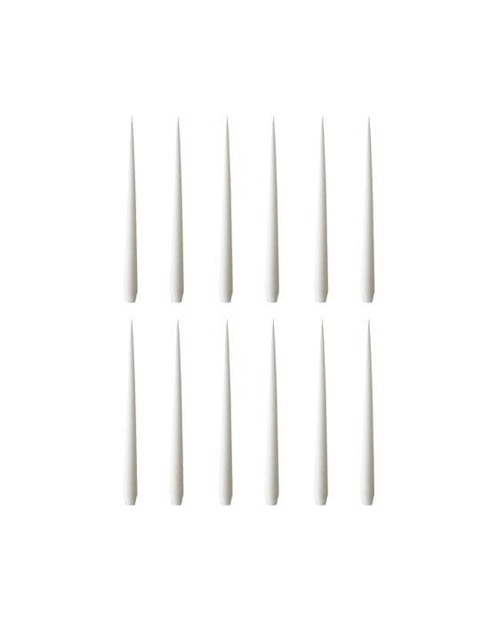 Kruunukynttilä pure white 12 kpl