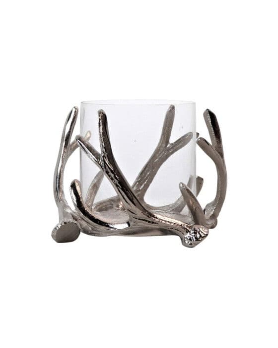 Duved kynttilälyhty antlers S