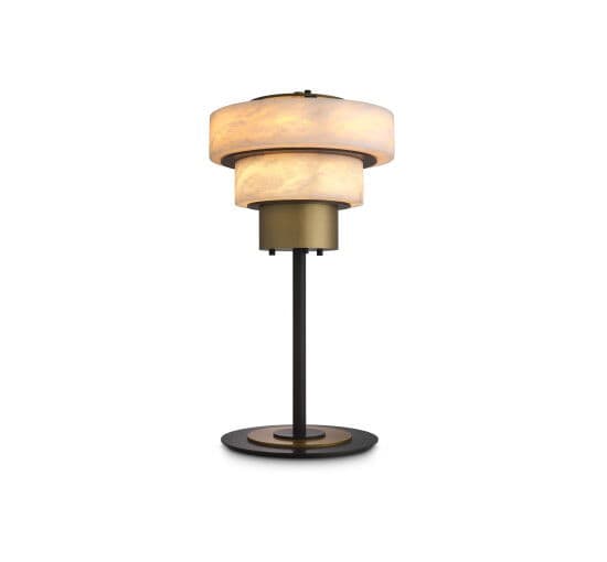 Zereno Table Lamp Antique Brass