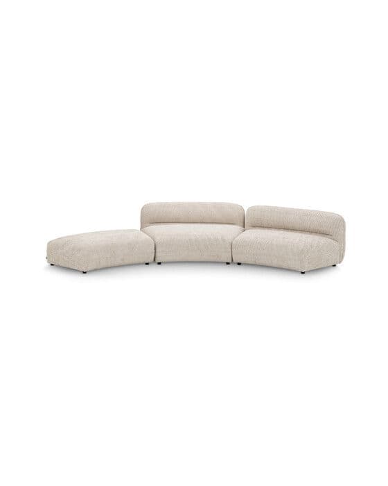 Grand Avenue Ottoman Module Creststone Beige