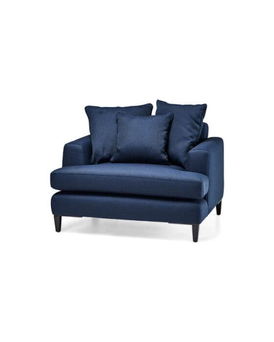 Los Angeles -nojatuoli 1,5:n istuttava  indigo