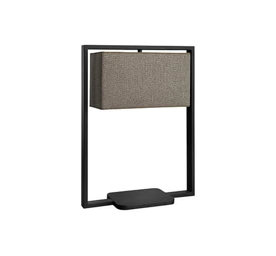 Donati frame pöytävalaisin musta