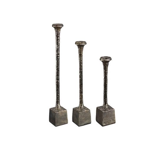 Candela-kynttilänjalka, messinki, 3-set