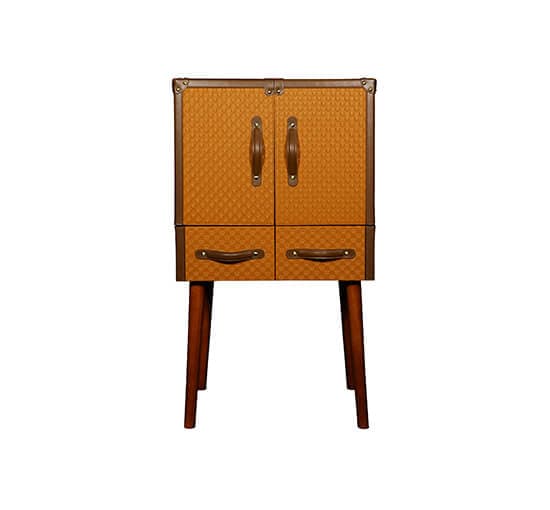 Belle Epoque Bar Cabinet Brown