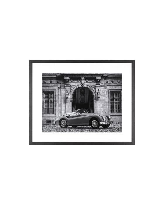 Luxury Car in front of Classic Palace