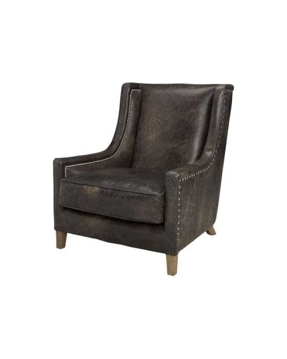 Nojatuoli AW44 nahka fudge