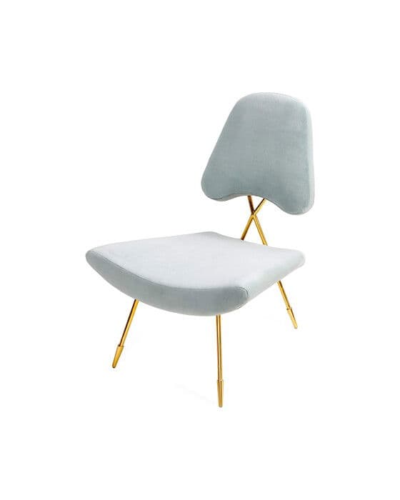 Maxime Lounge Chair Light Blue